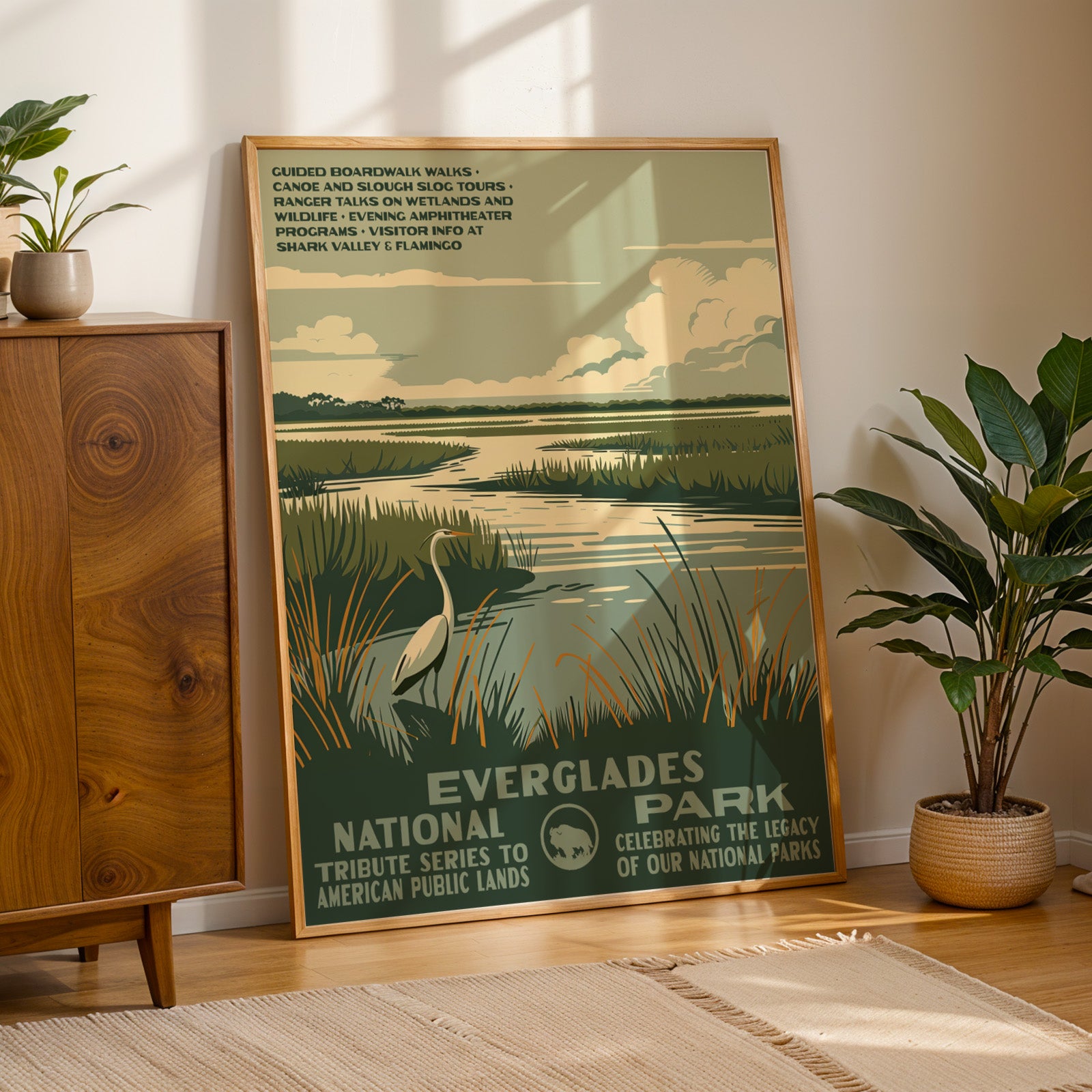 Everglades National Park Vintage WPA Art
