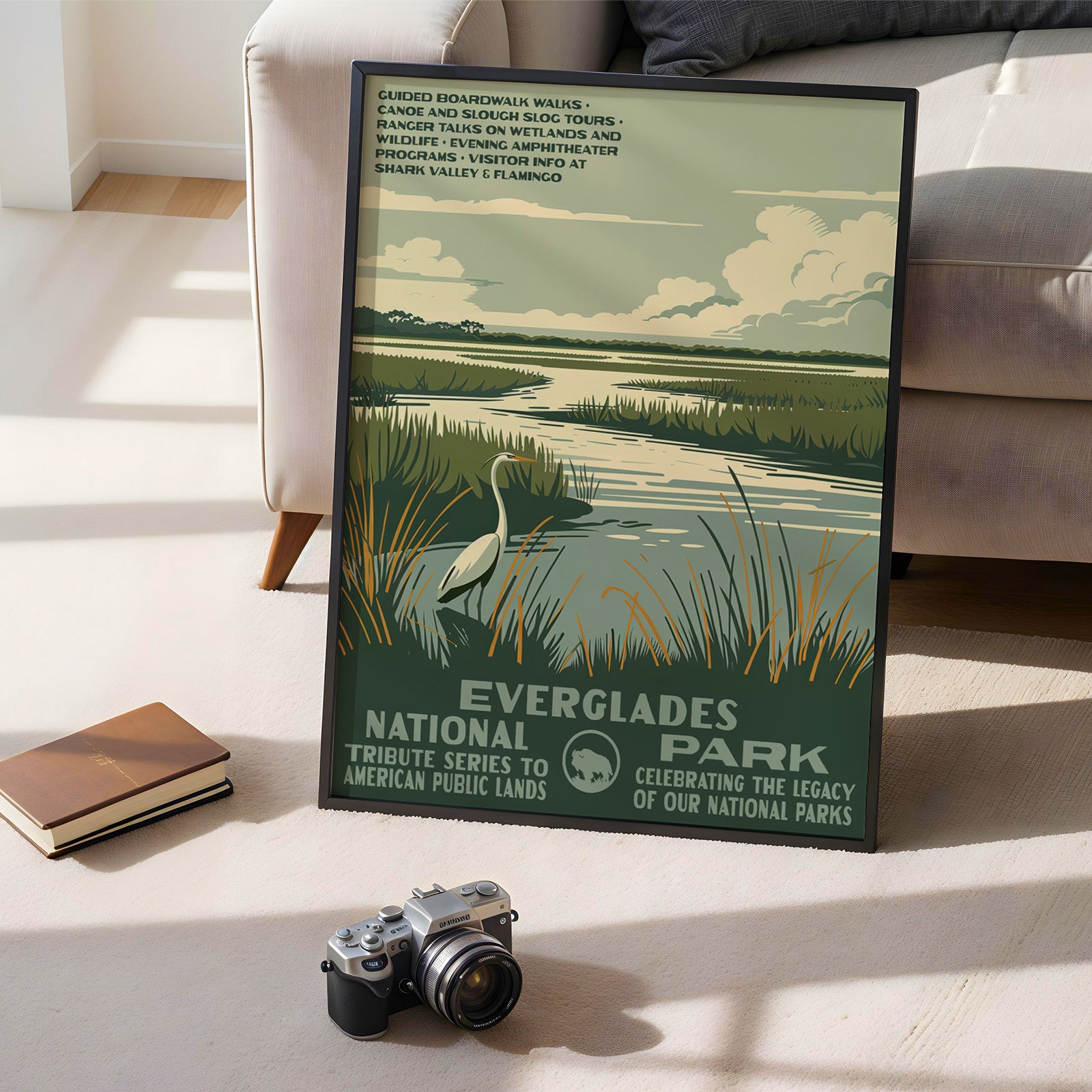 Everglades National Park Vintage WPA Art