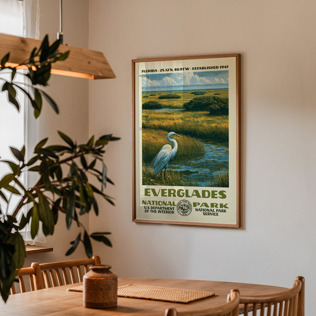 Everglades National Park Vintage WPA Art