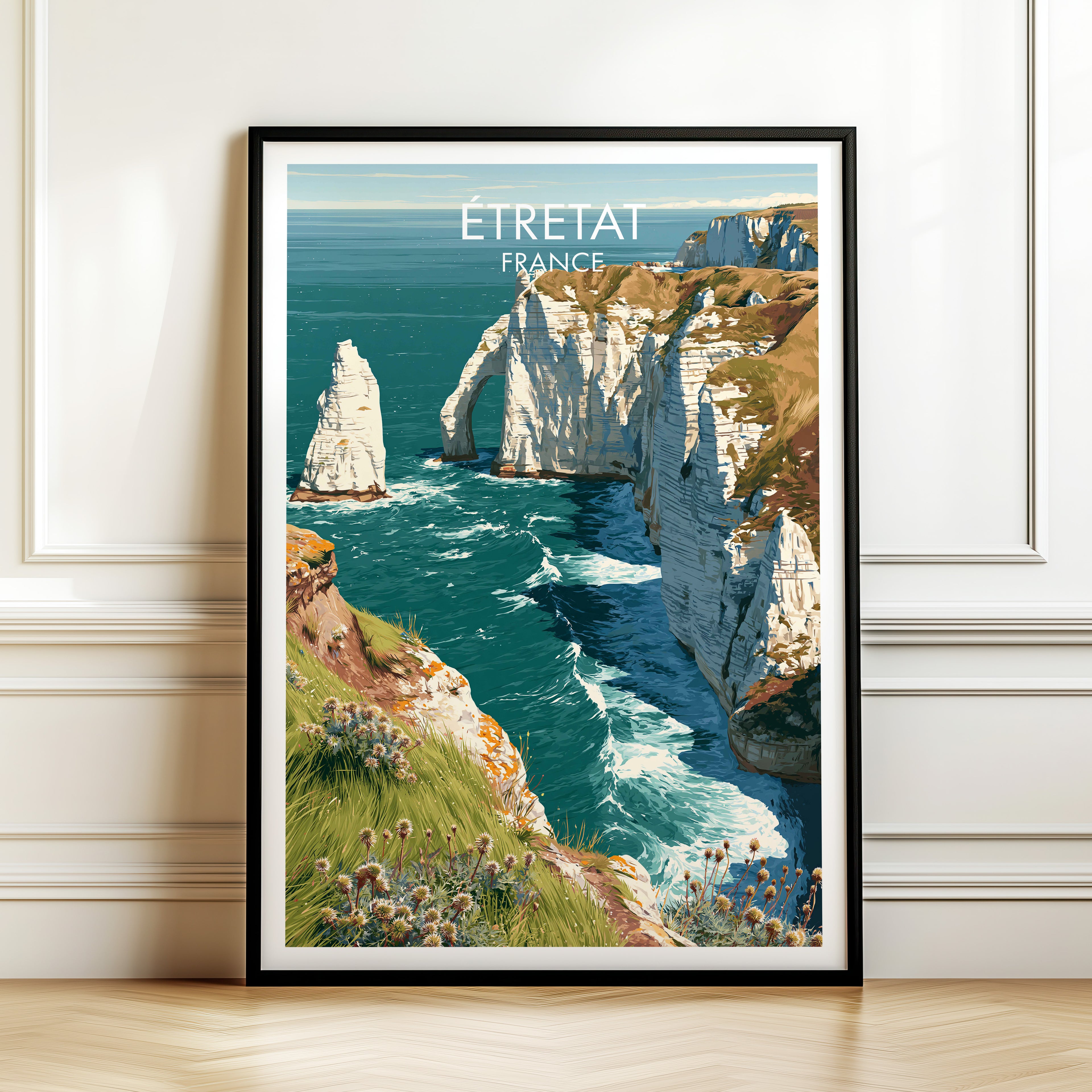 Falaise d'Aval, Étretat, France