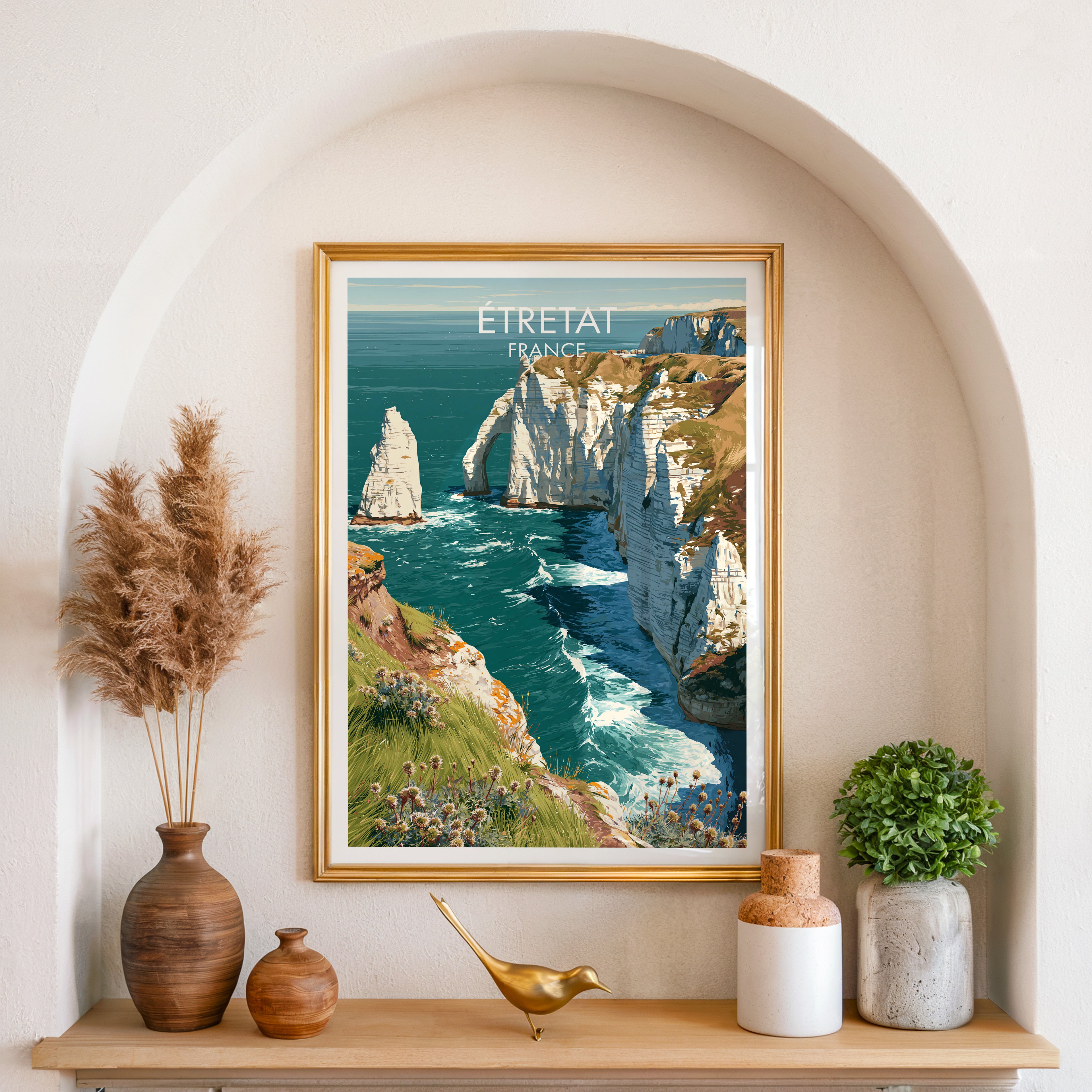 Falaise d'Aval, Étretat, France