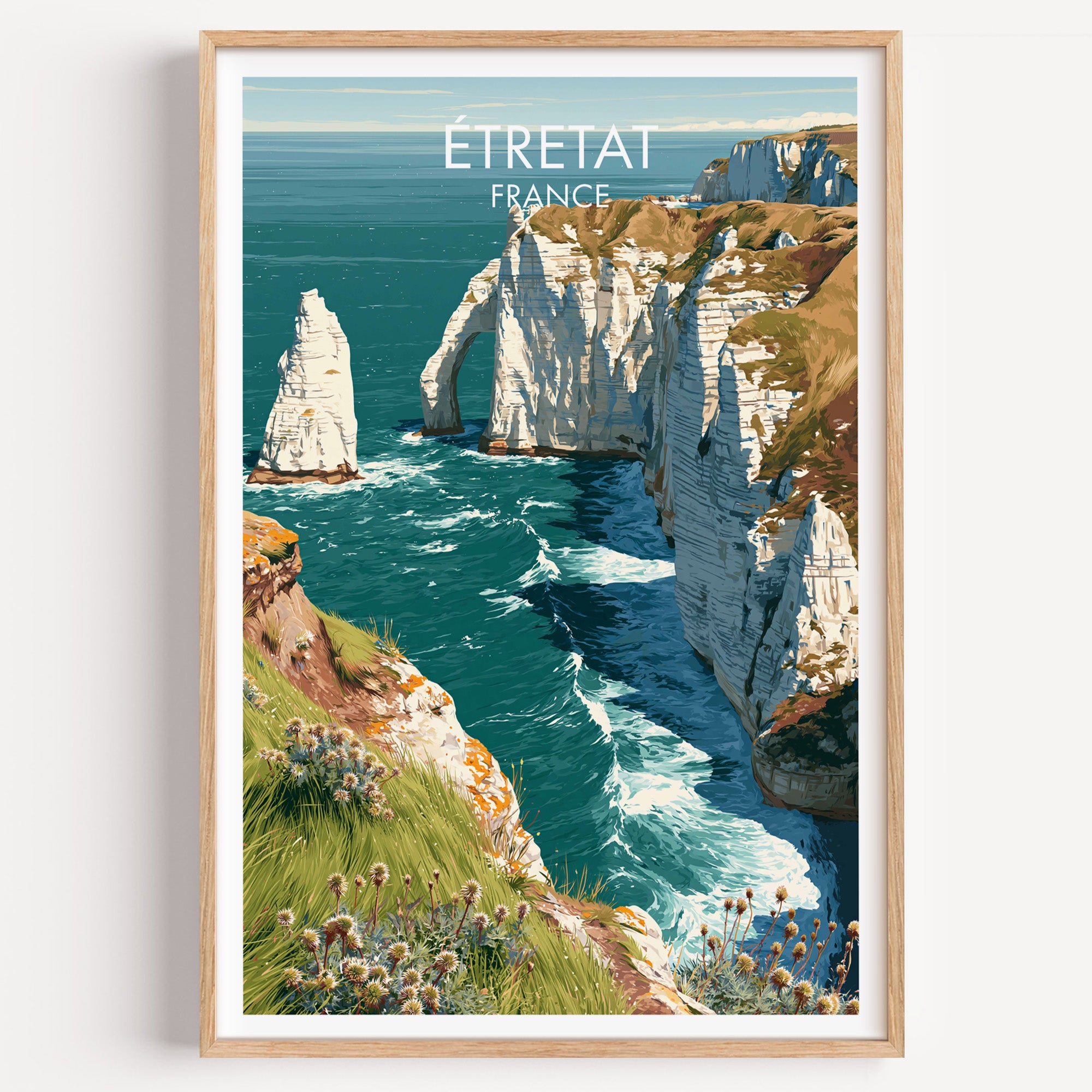Falaise d'Aval, Étretat, France
