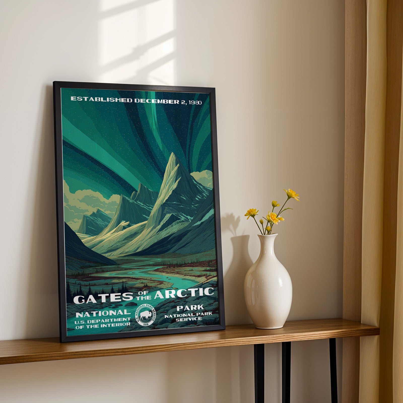 Gates of the Arctic National Park Vintage WPA