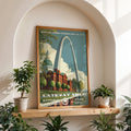 Gateway Arch National Park Vintage WPA