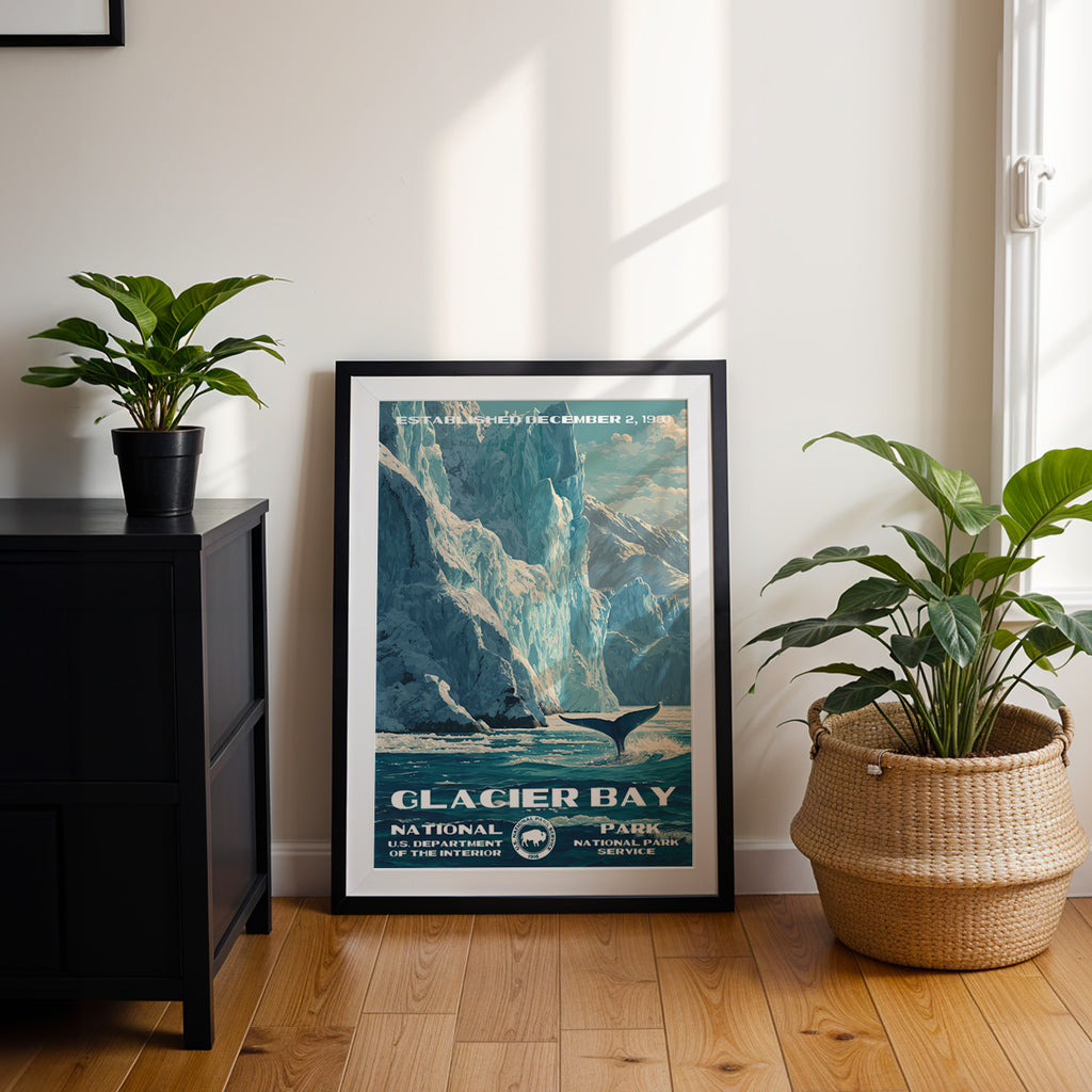 Glacier Bay National Park Vintage WPA