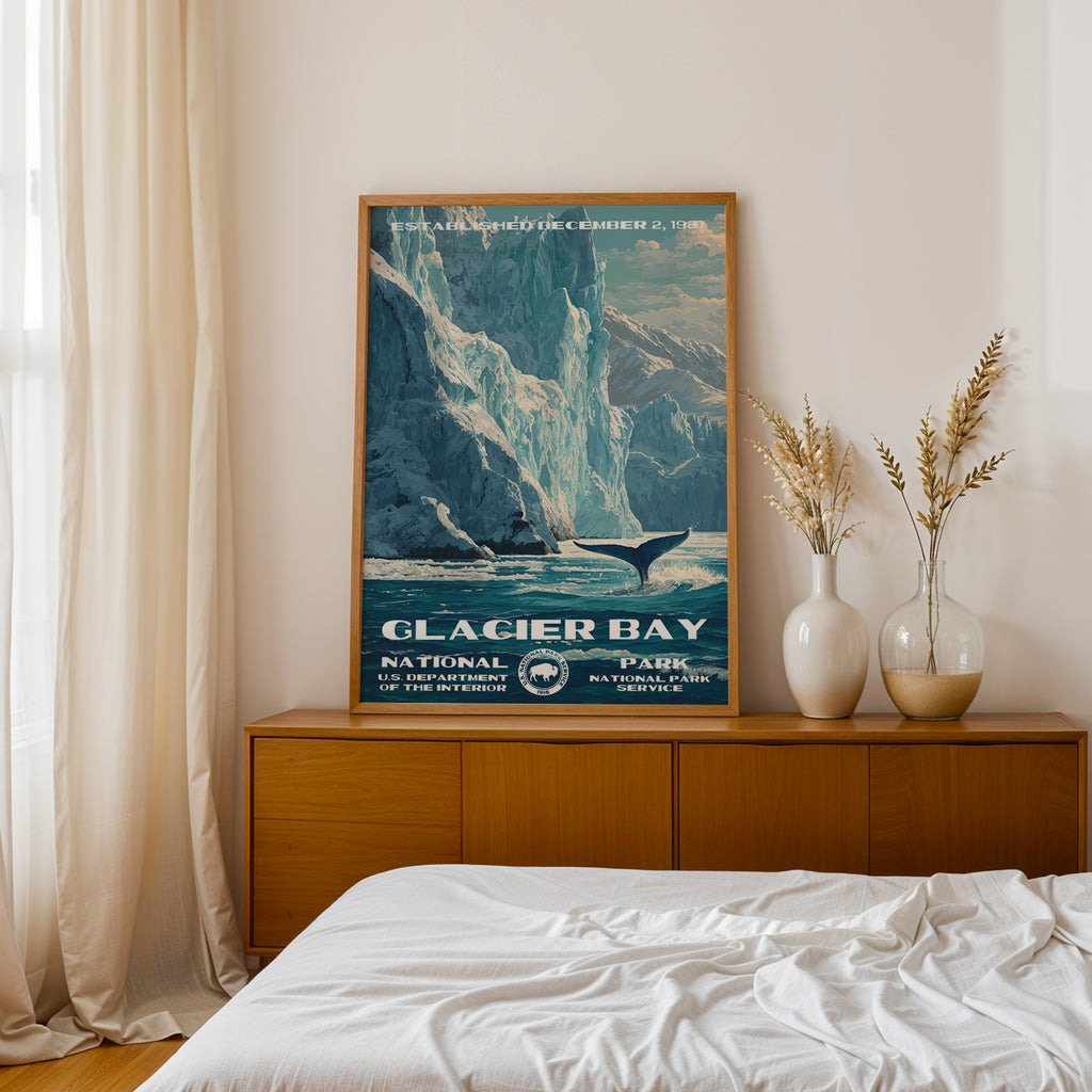 Glacier Bay National Park Vintage WPA