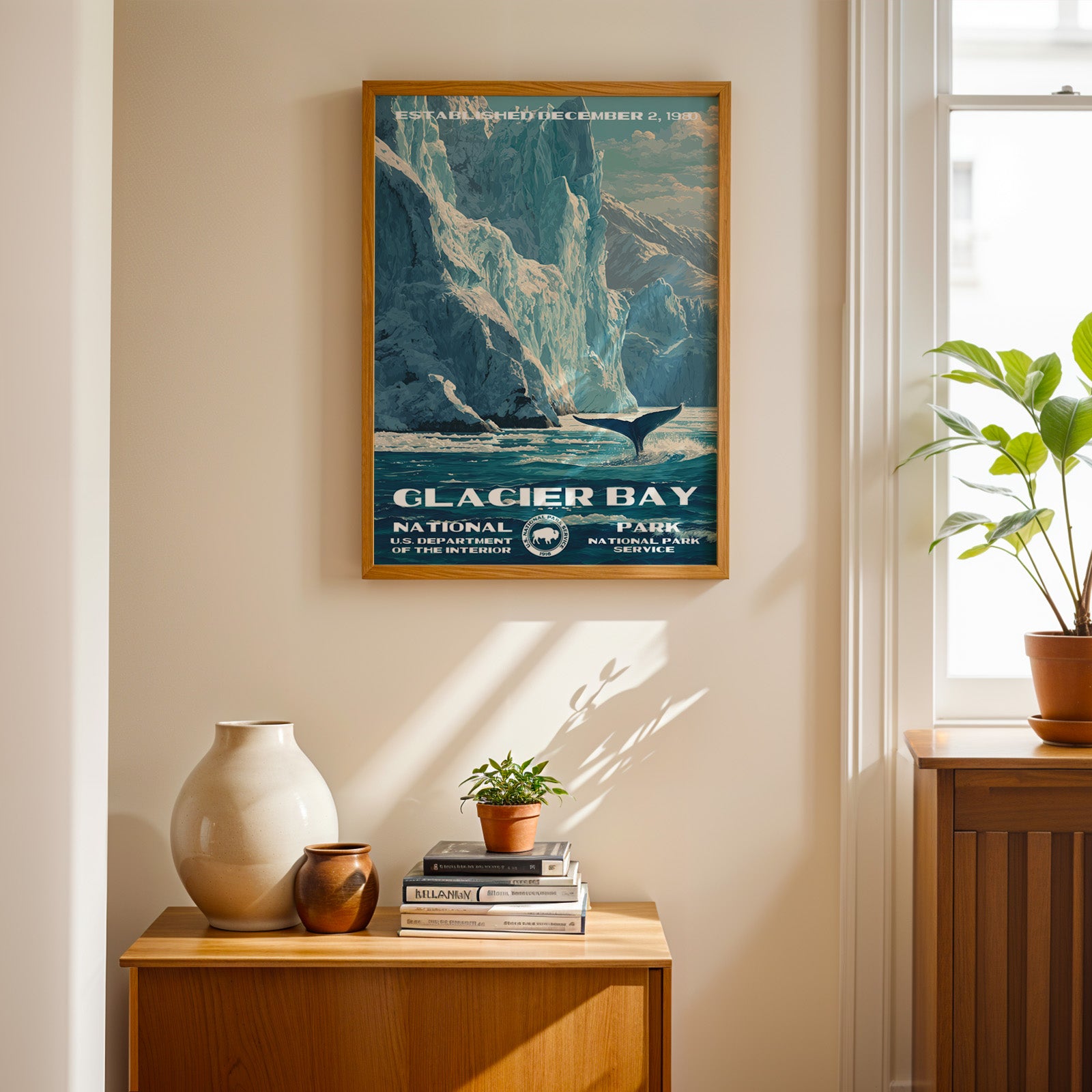 Glacier Bay National Park Vintage WPA