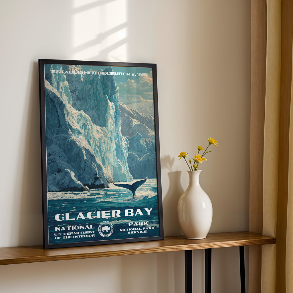 Glacier Bay National Park Vintage WPA