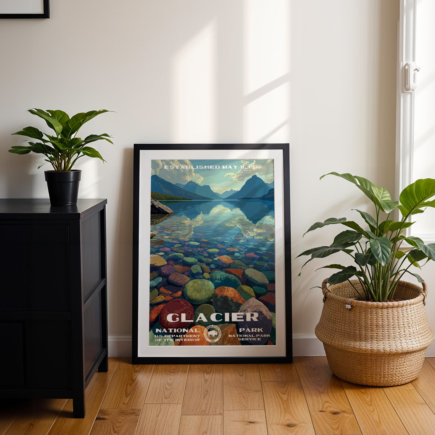 Glacier National Park Vintage WPA