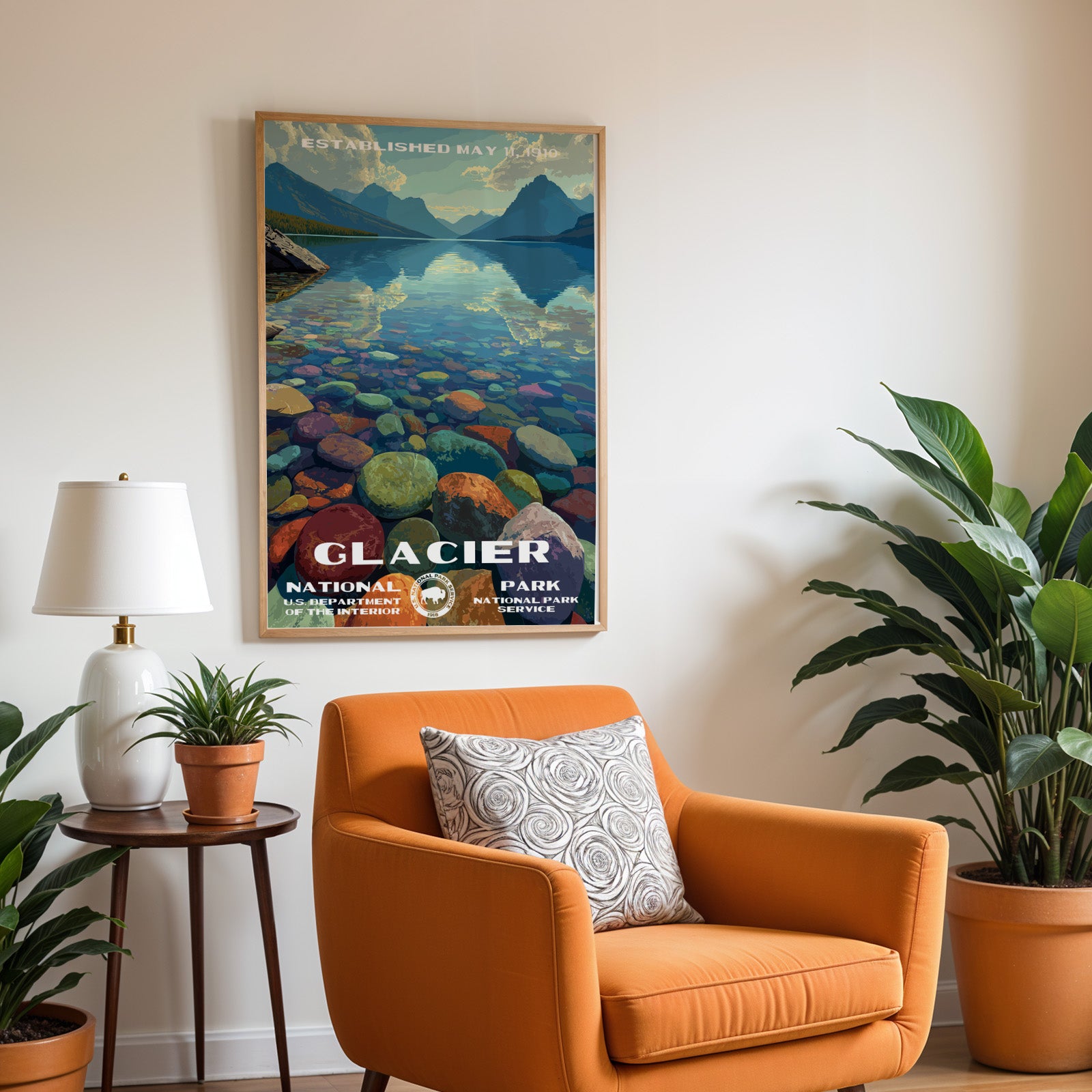 Glacier National Park Vintage WPA