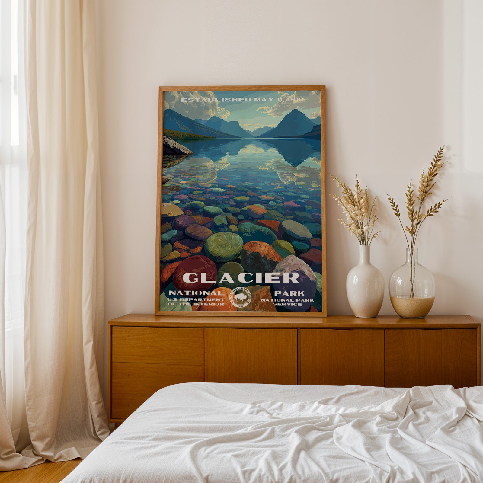 Glacier National Park Vintage WPA