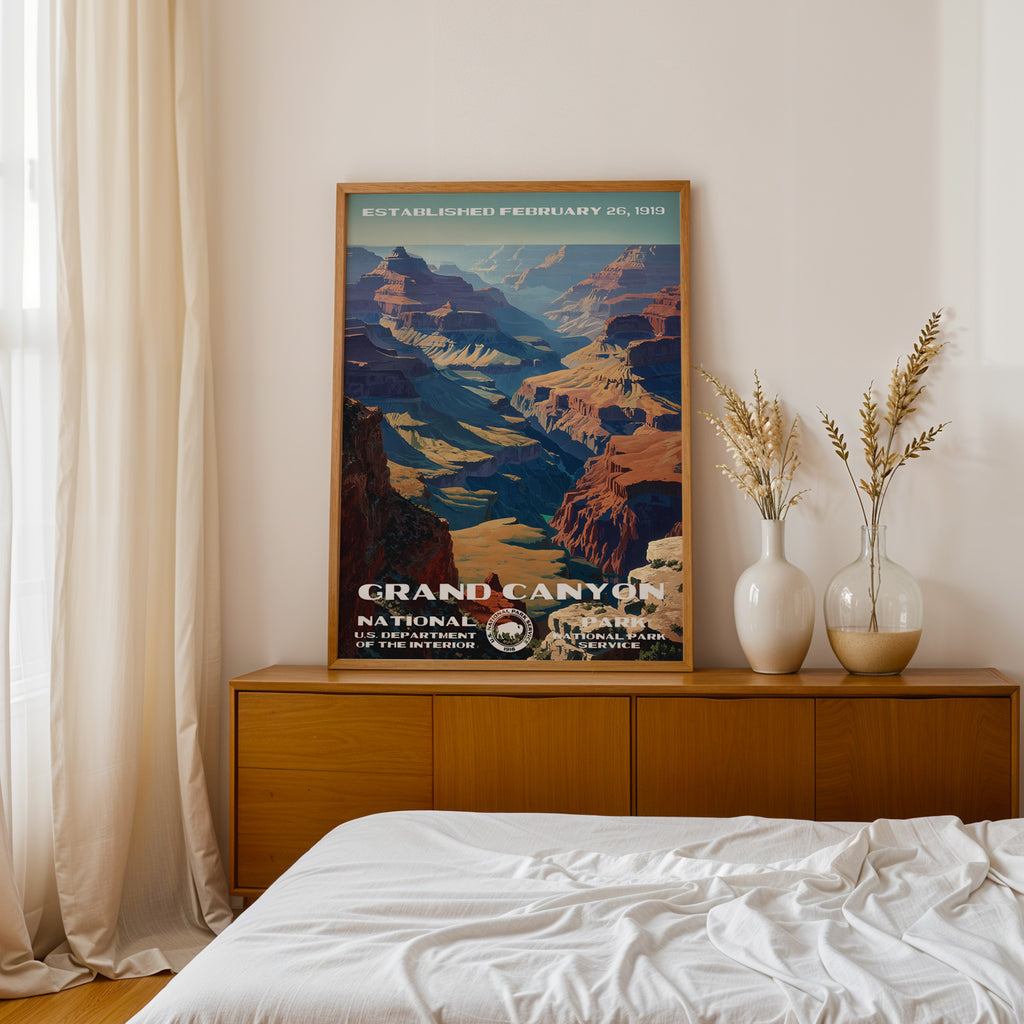 Grand Canyon National Park Vintage WPA