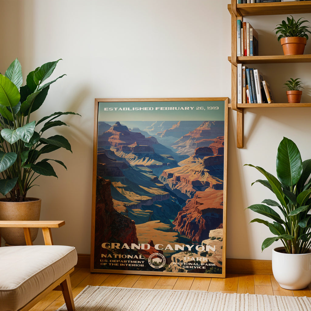 Grand Canyon National Park Vintage WPA