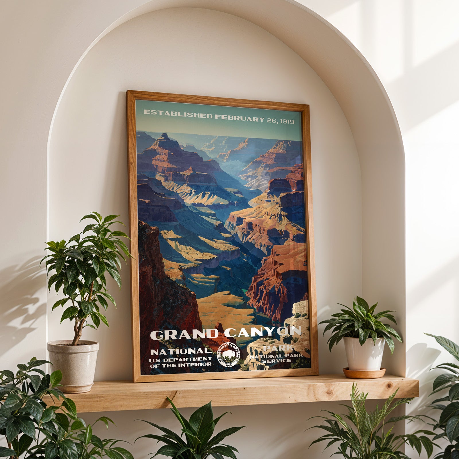 Grand Canyon National Park Vintage WPA