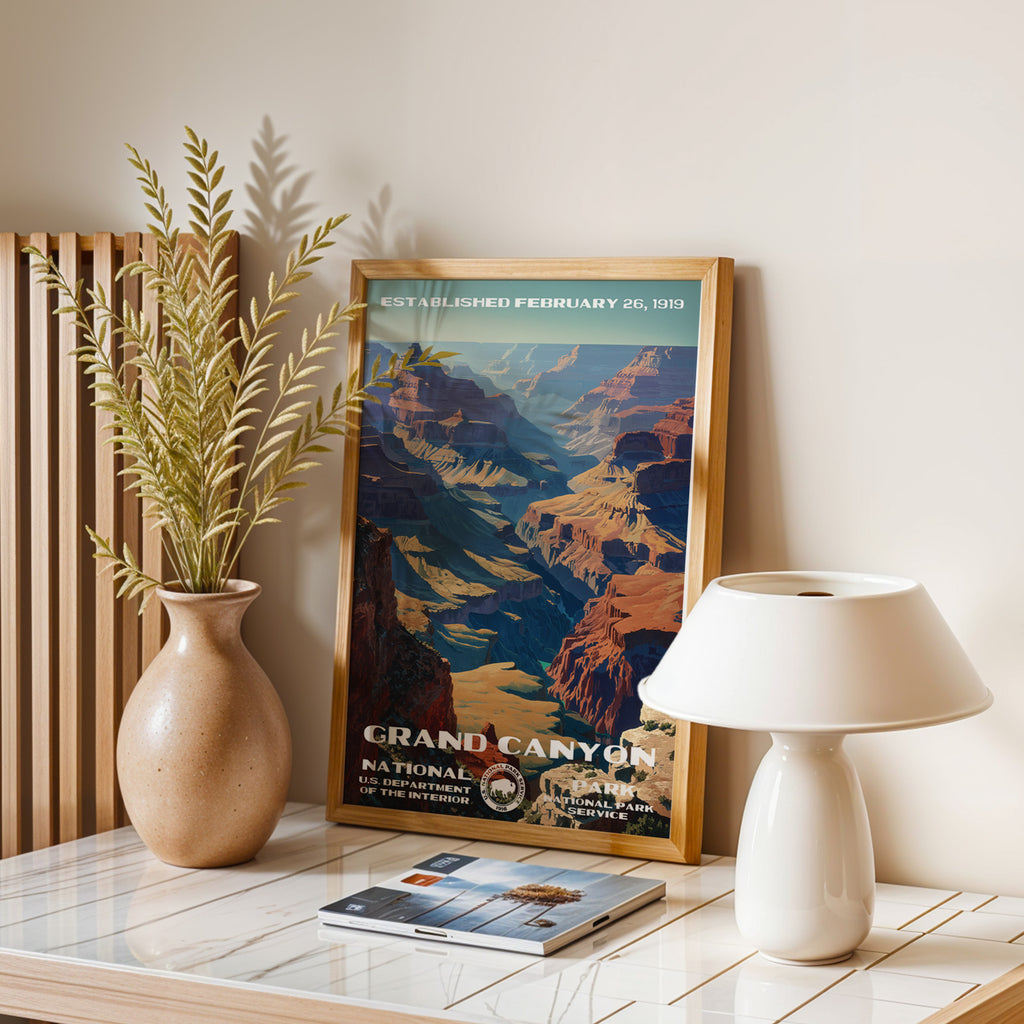Grand Canyon National Park Vintage WPA