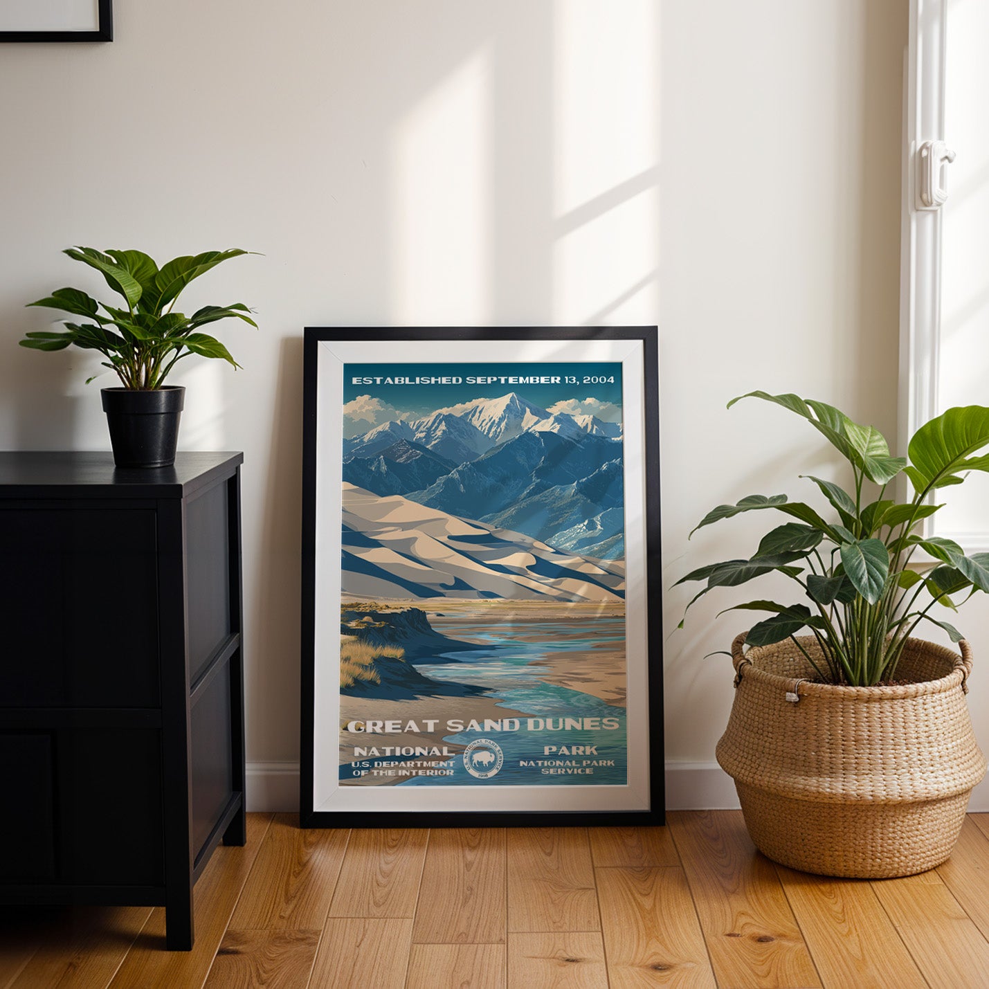 Great Sand Dunes National Park Vintage WPA