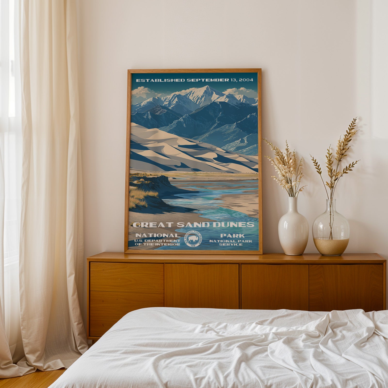 Great Sand Dunes National Park Vintage WPA
