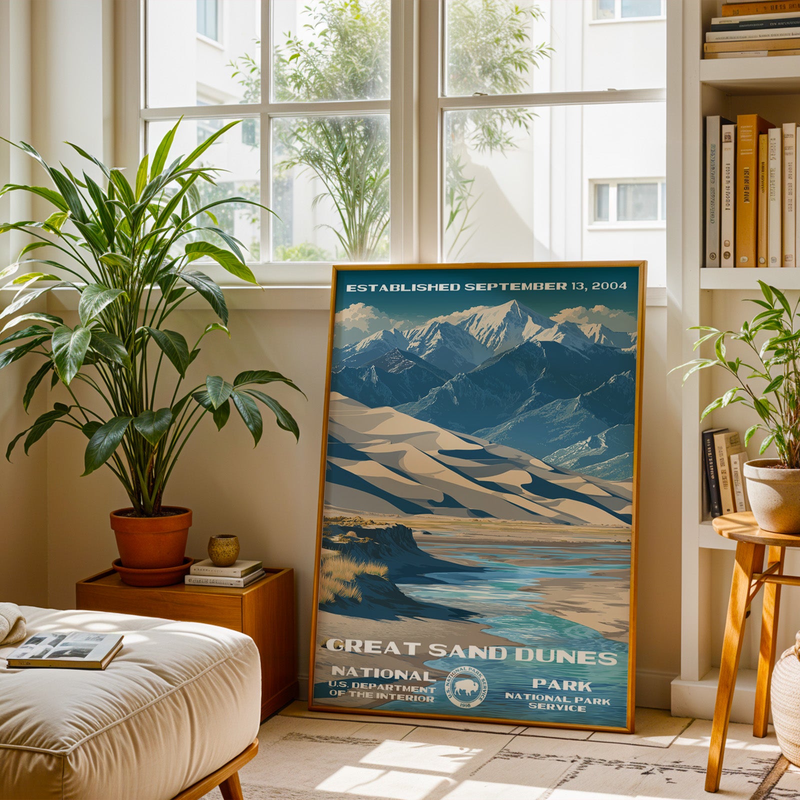 Great Sand Dunes National Park Vintage WPA