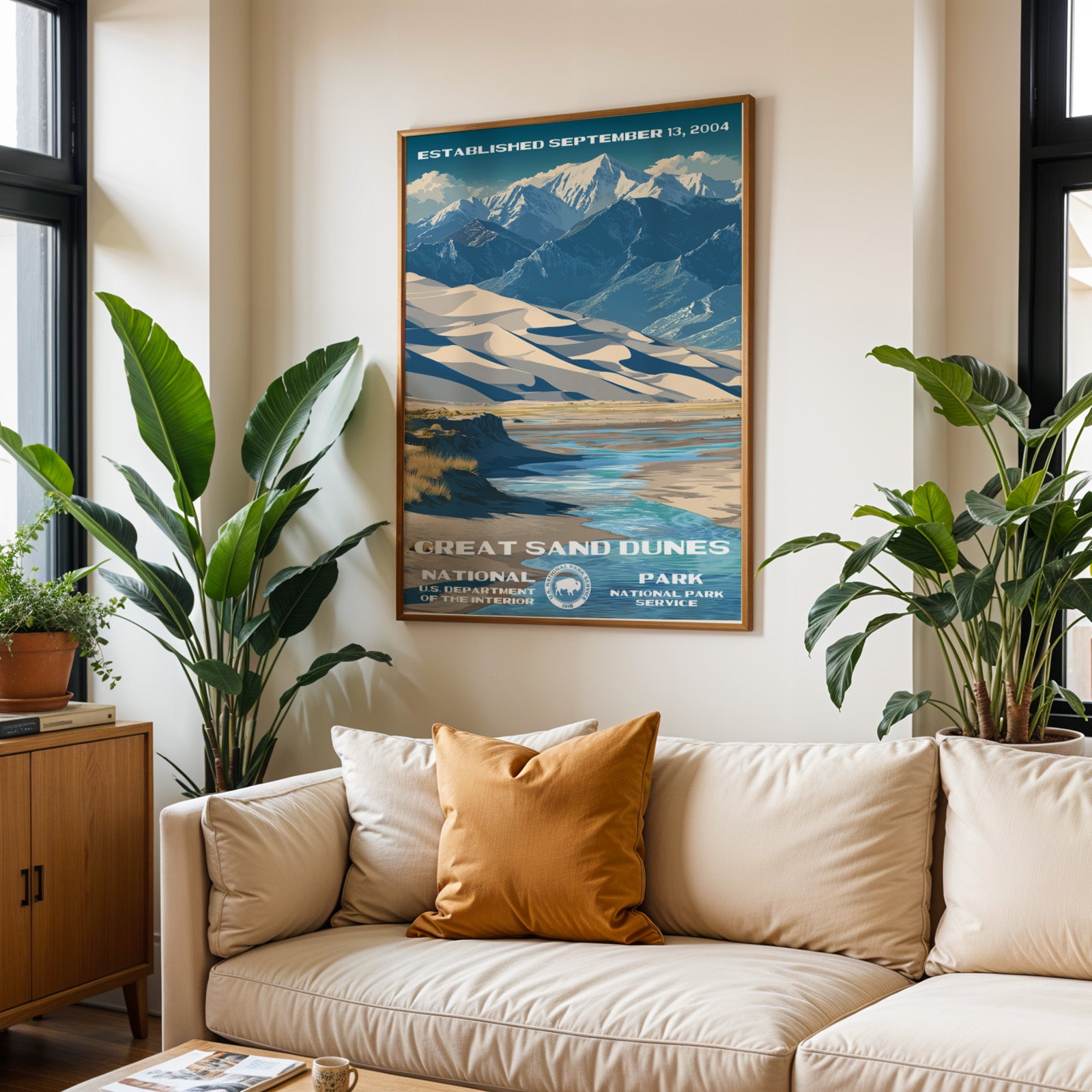 Great Sand Dunes National Park Vintage WPA