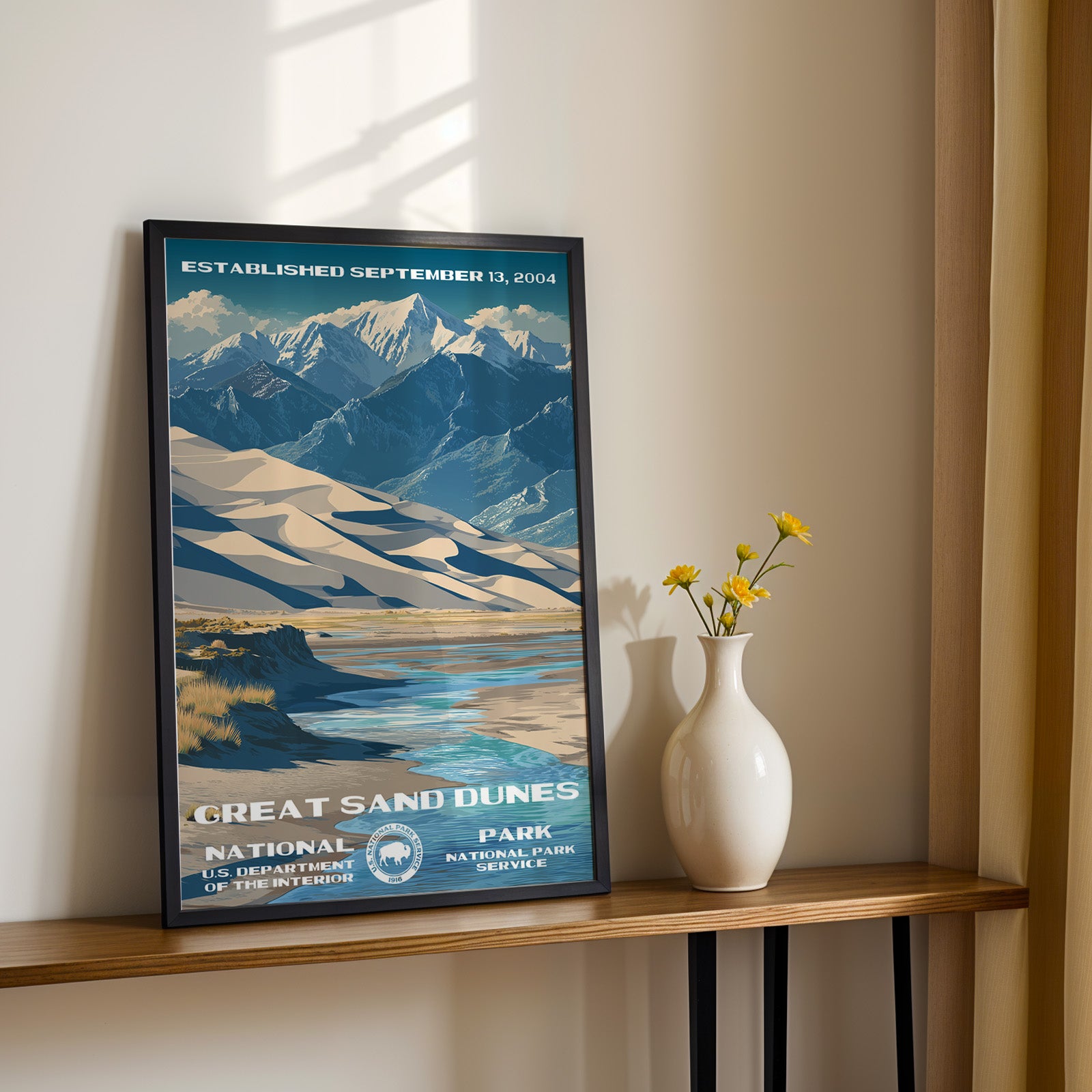 Great Sand Dunes National Park Vintage WPA