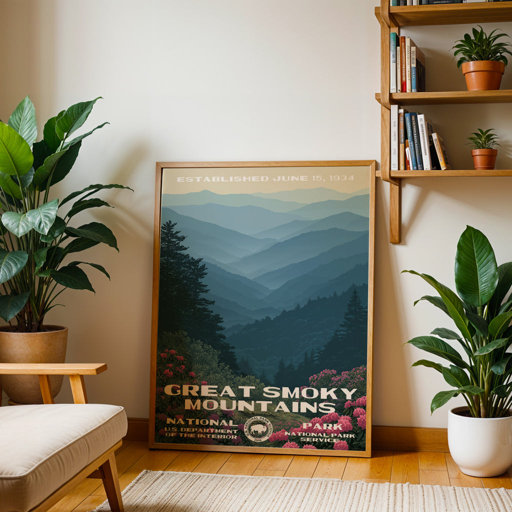 Great Smoky Mountains National Park Vintage WPA