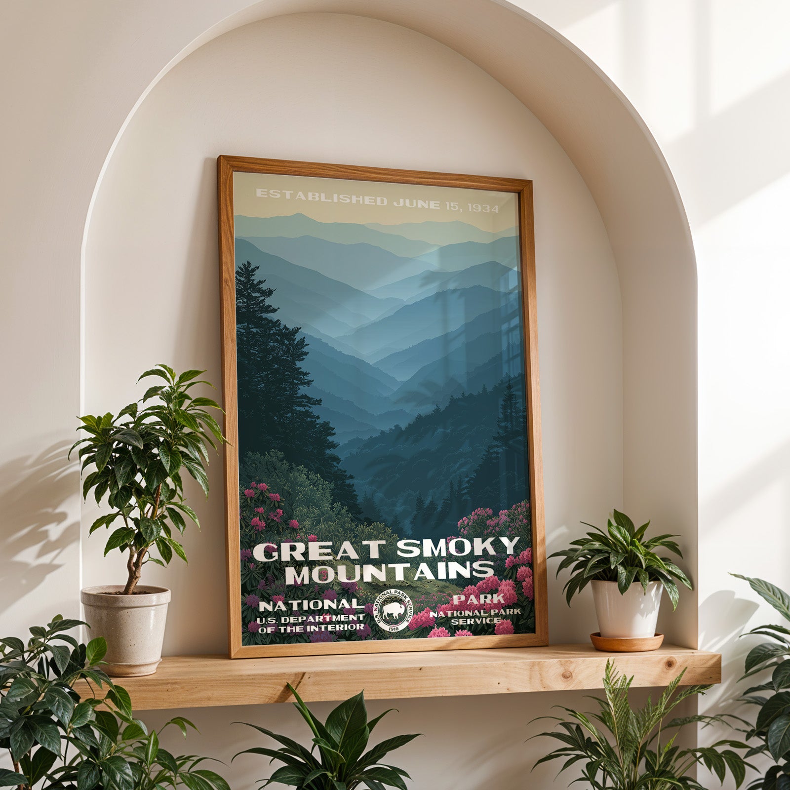 Great Smoky Mountains National Park Vintage WPA