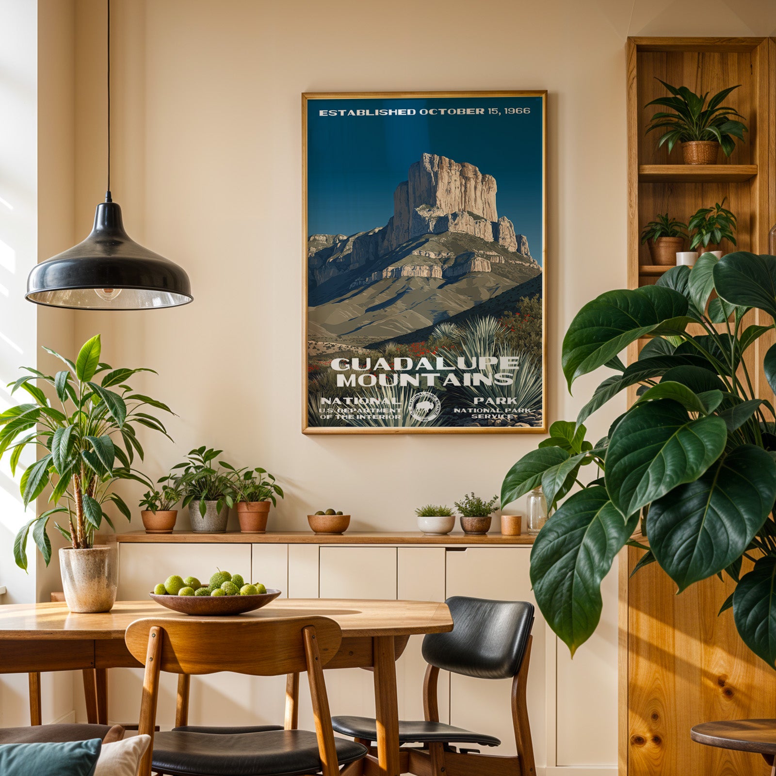 Guadalupe Mountains National Park Vintage WPA