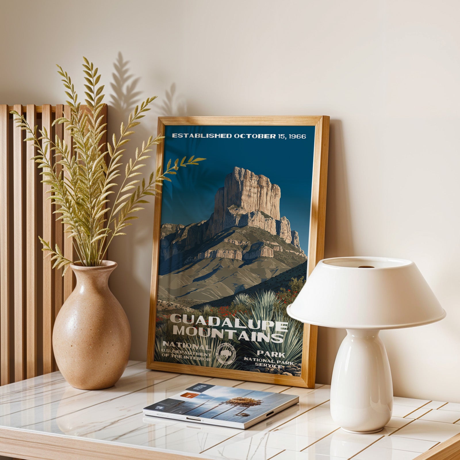 Guadalupe Mountains National Park Vintage WPA