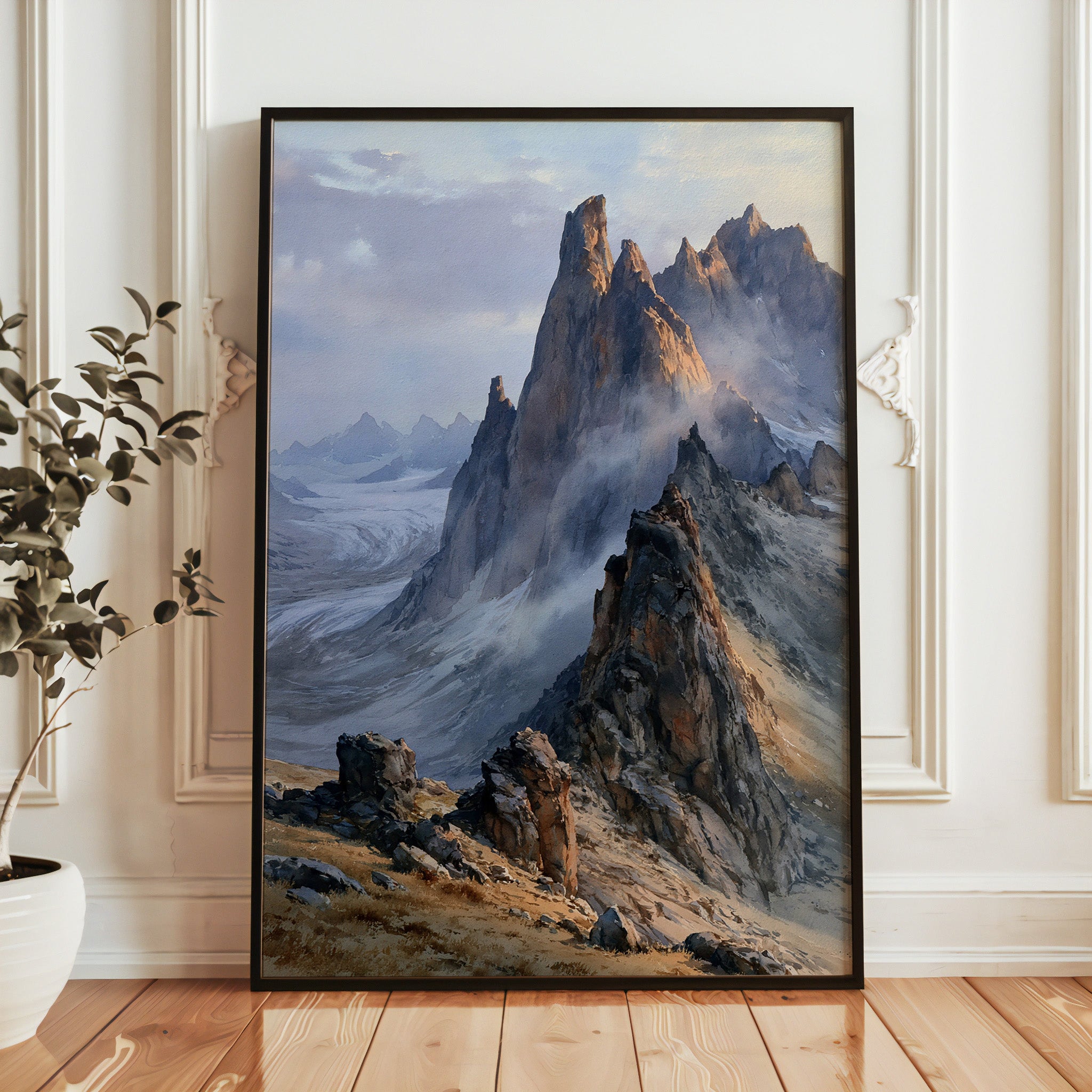 Gates of the Arctic National Park Watercolor Art