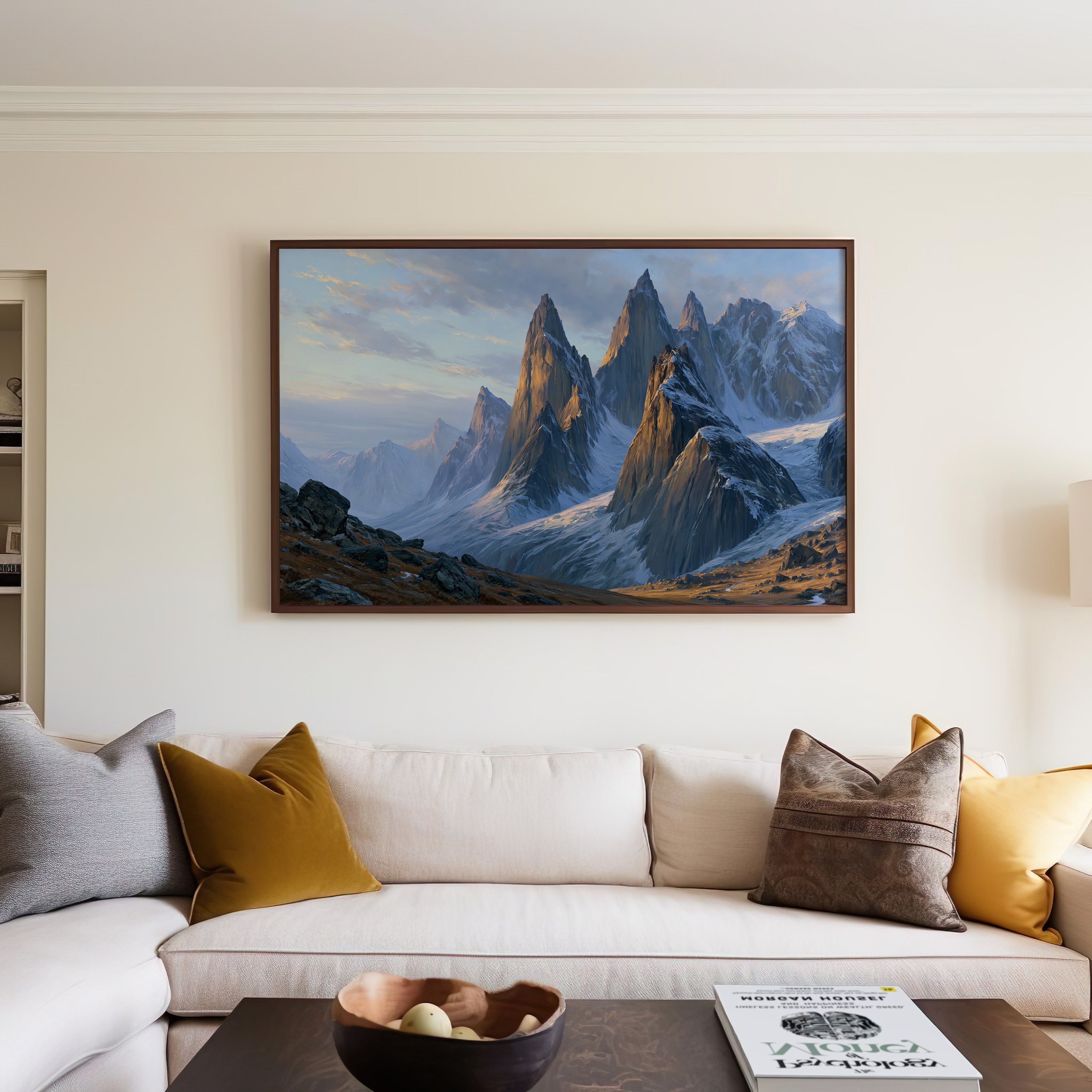 Gates of the Arctic National Park Classical Oil Painting