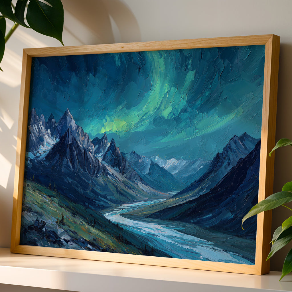 Gates of the Arctic National Park Oil Painting