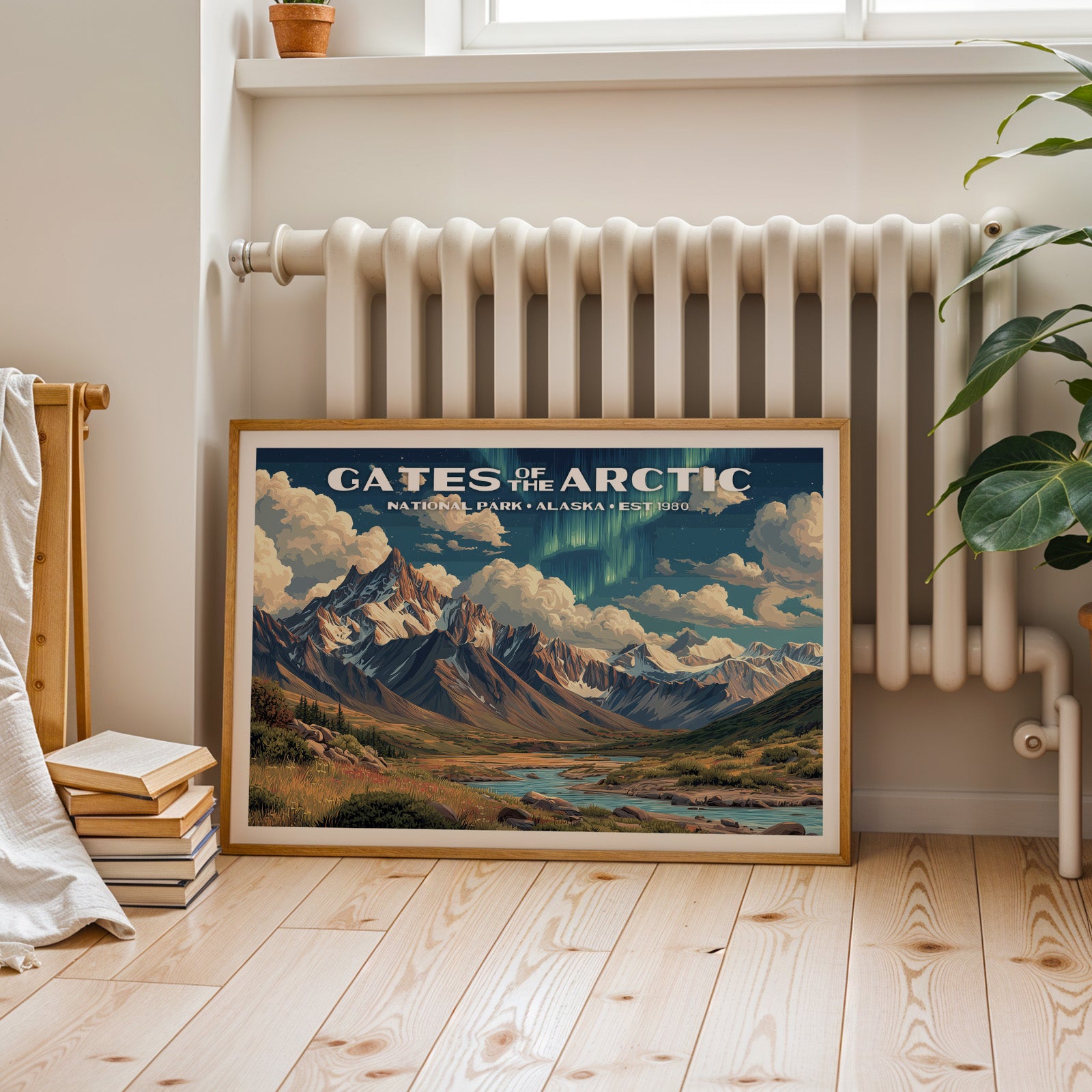 Gates of the Arctic National Park Horizontal Vintage Art