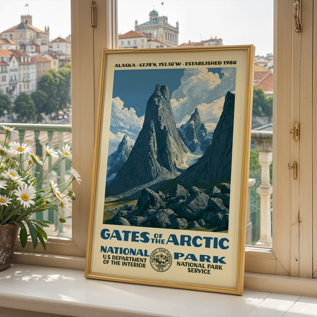 Gates of the Arctic National Park Vintage WPA Art