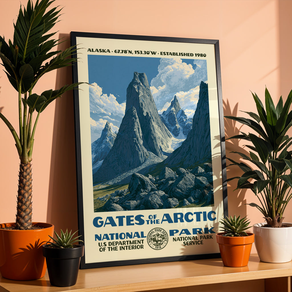 Gates of the Arctic National Park Vintage WPA Art