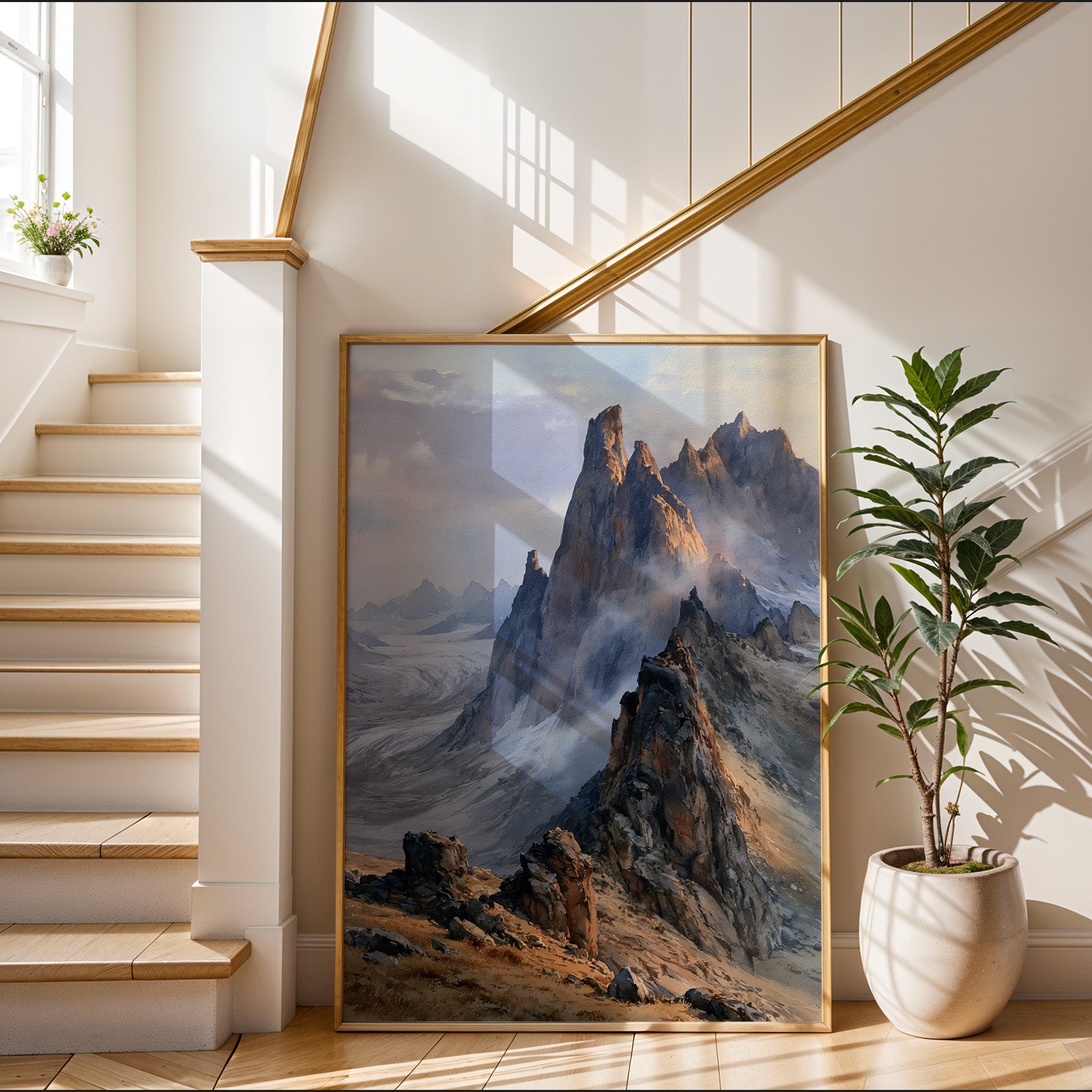 Gates of the Arctic National Park Watercolor Art
