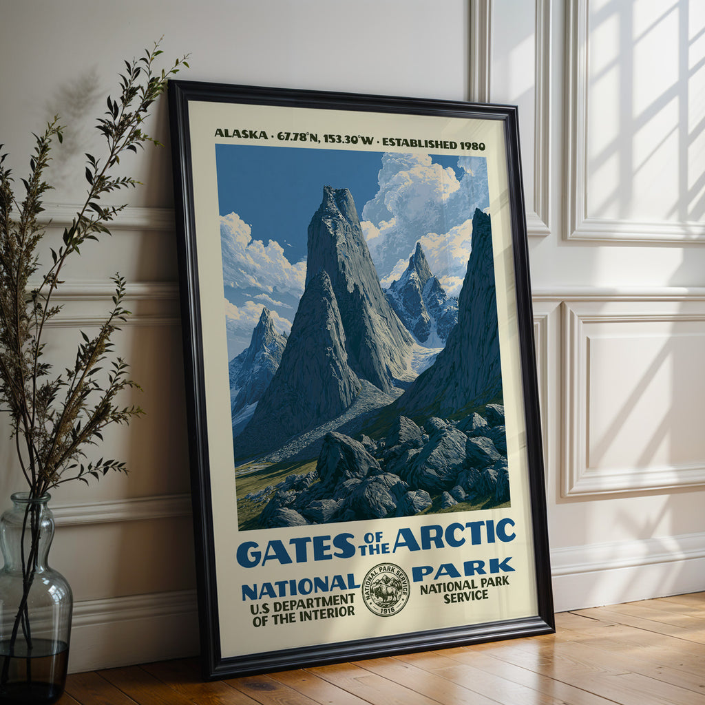 Gates of the Arctic National Park Vintage WPA Art