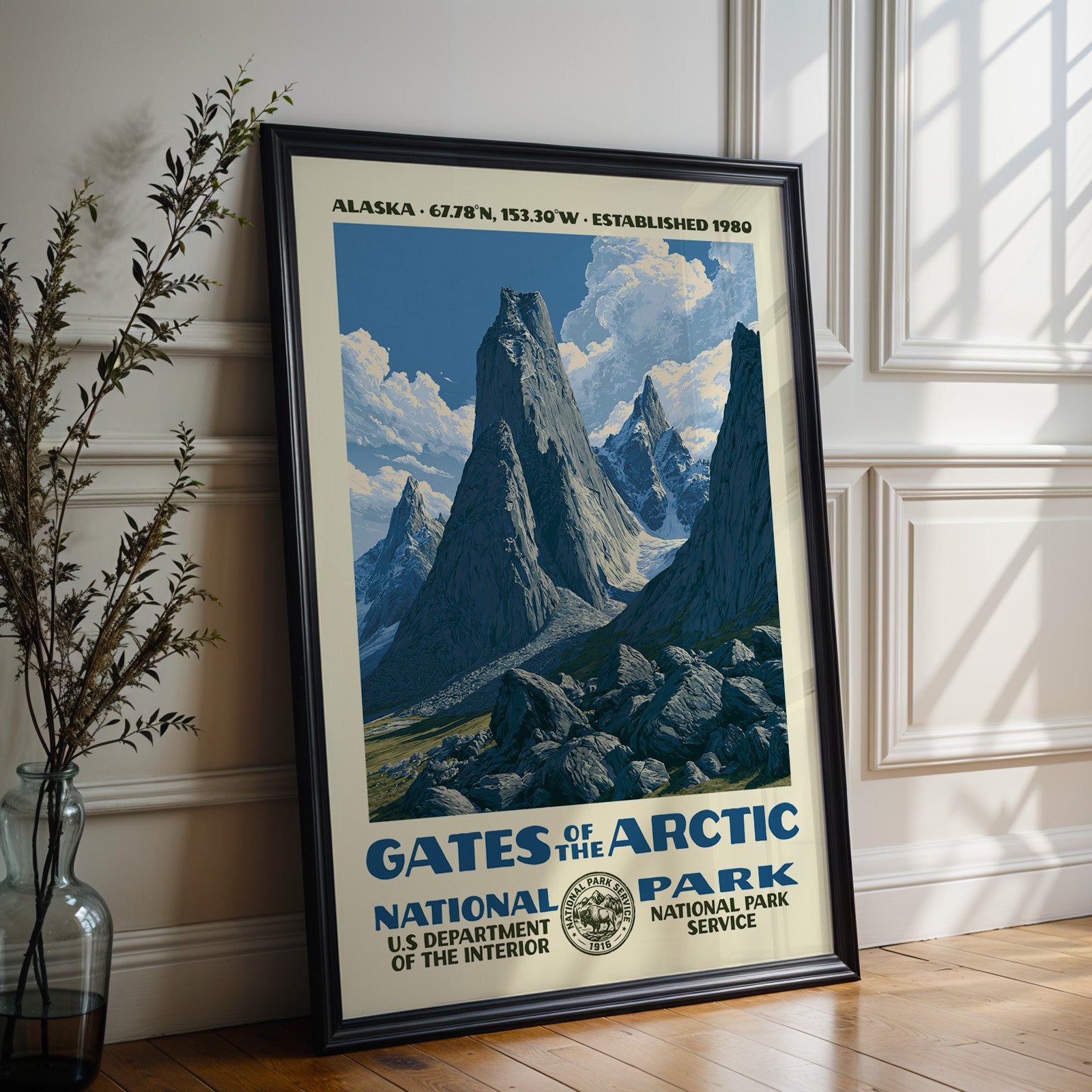 Gates of the Arctic National Park Vintage WPA Art
