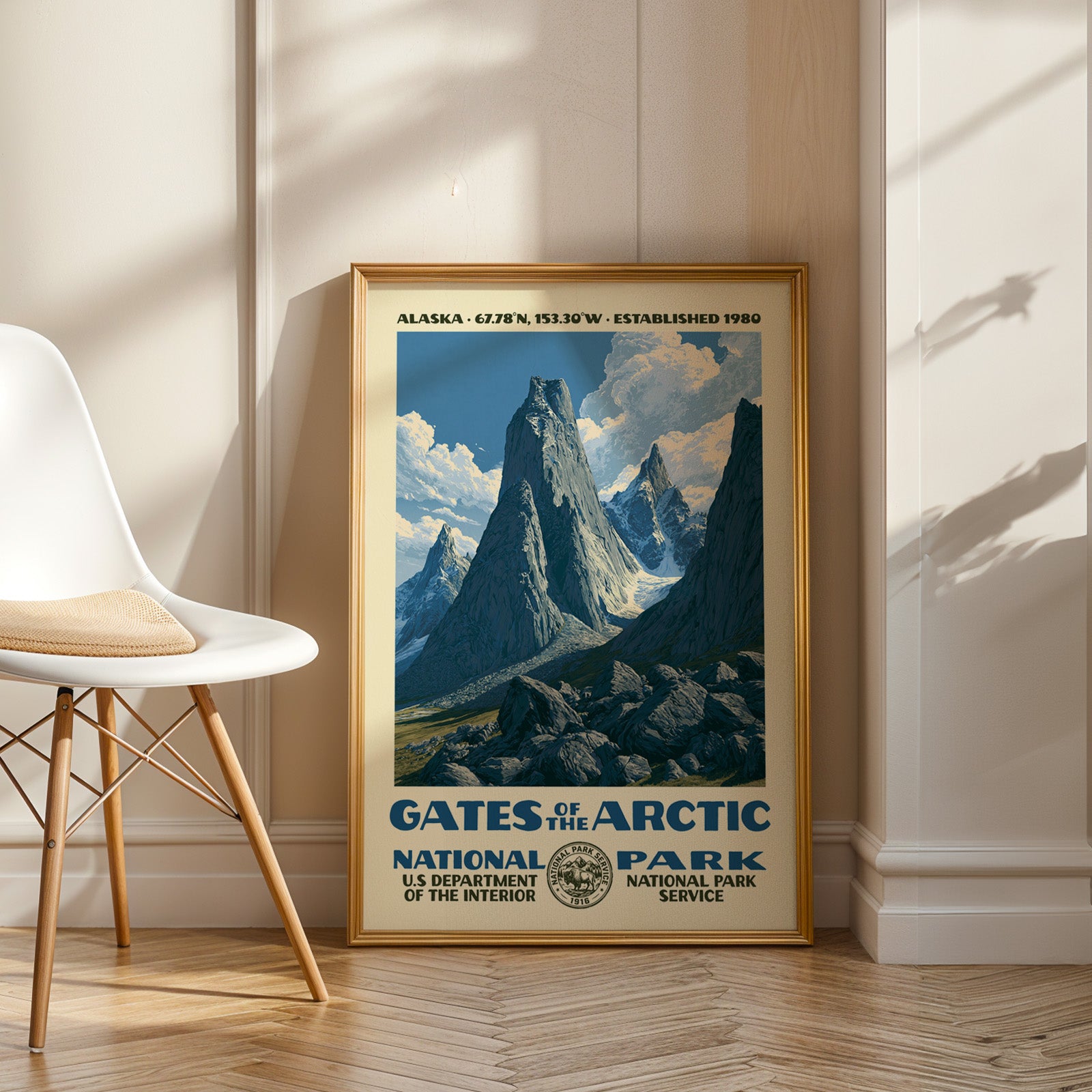 Gates of the Arctic National Park Vintage WPA Art