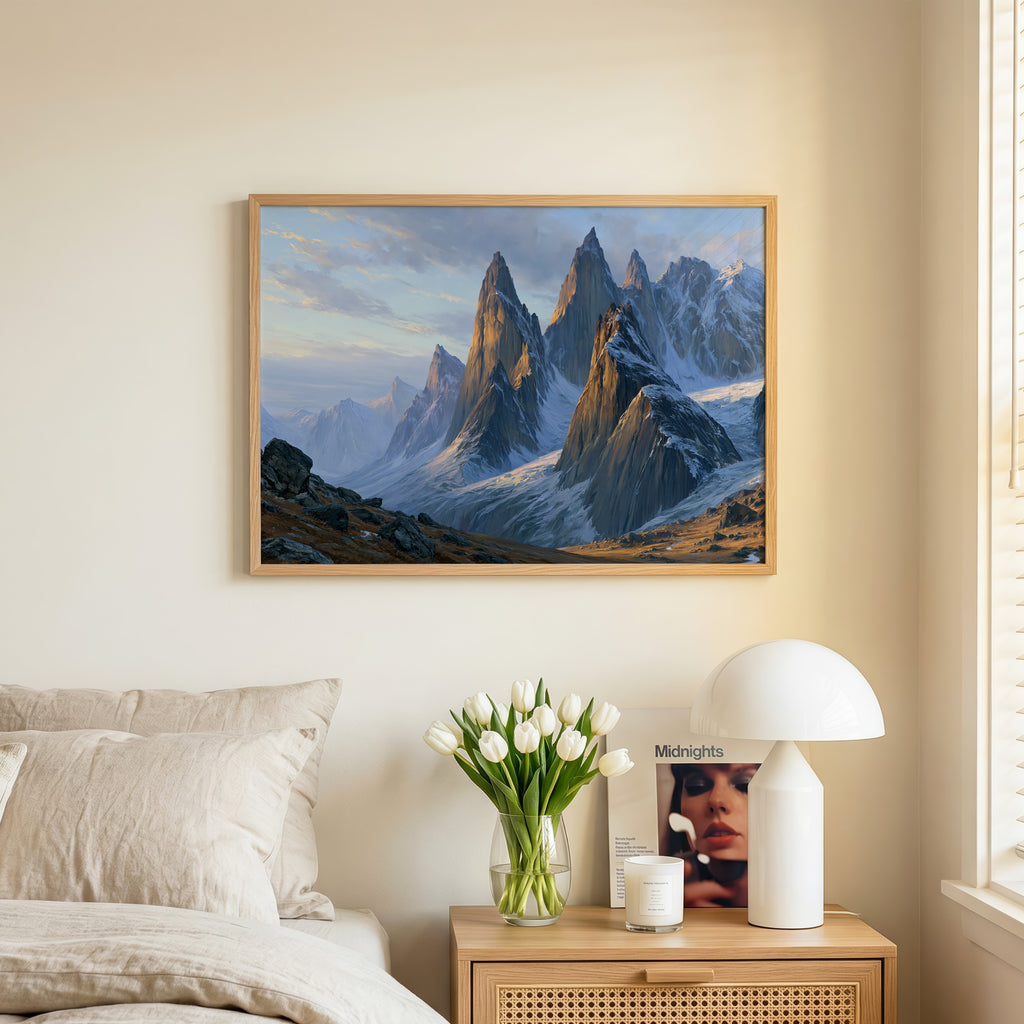 Gates of the Arctic National Park Classical Oil Painting