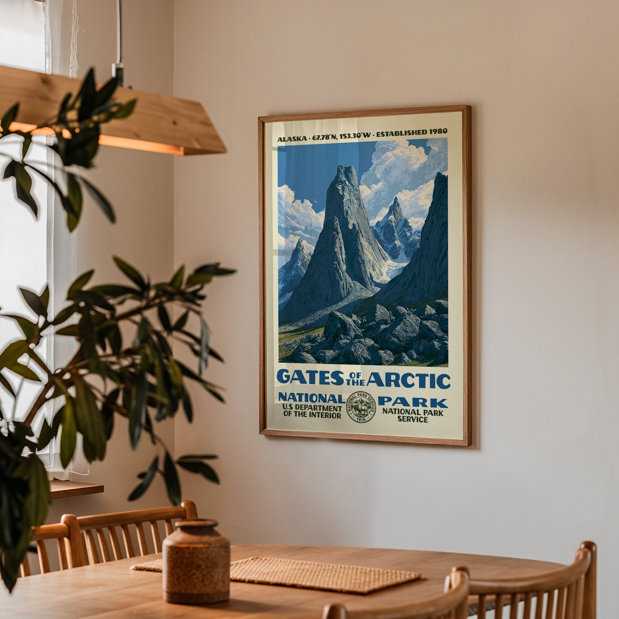Gates of the Arctic National Park Vintage WPA Art