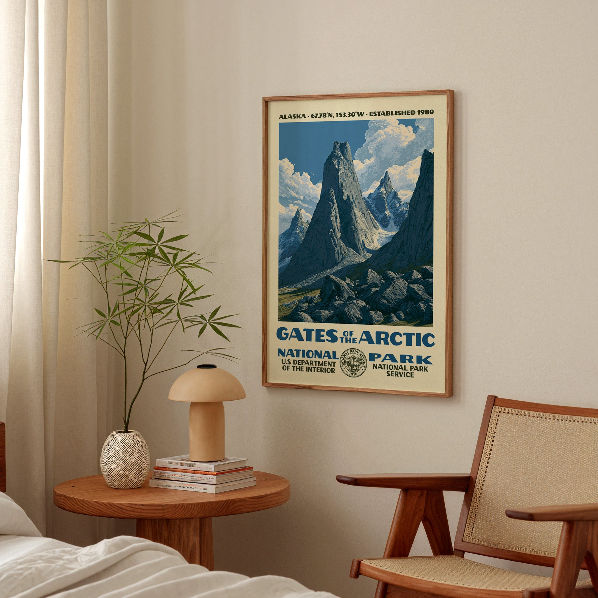 Gates of the Arctic National Park Vintage WPA Art
