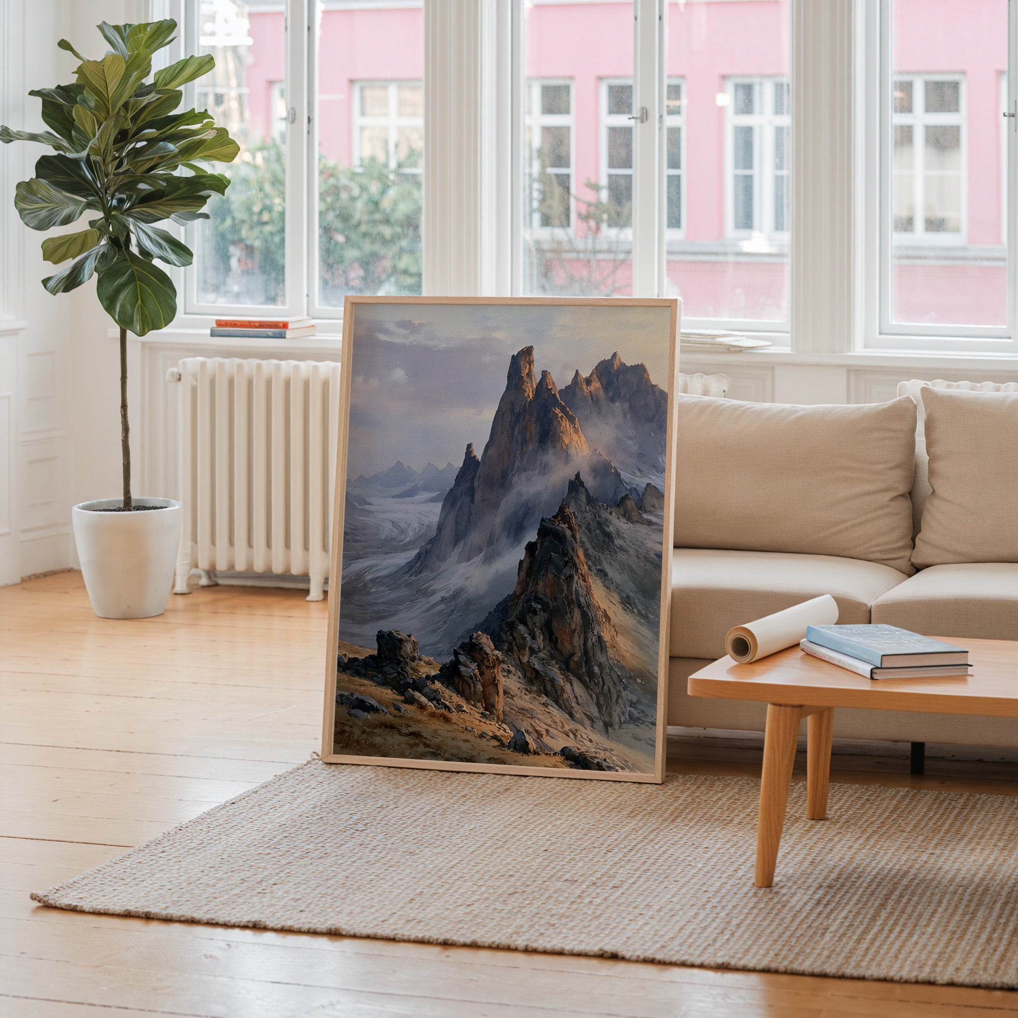 Gates of the Arctic National Park Watercolor Art