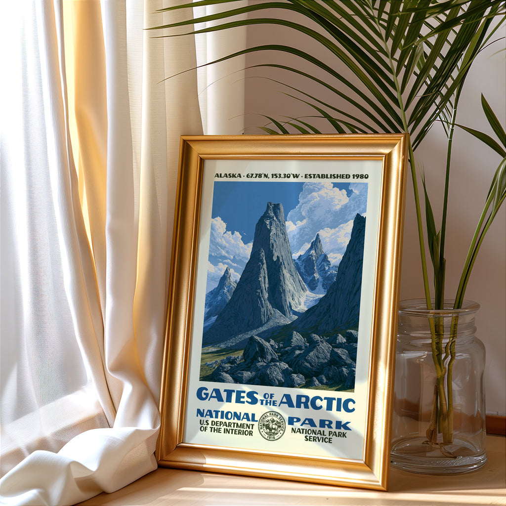 Gates of the Arctic National Park Vintage WPA Art
