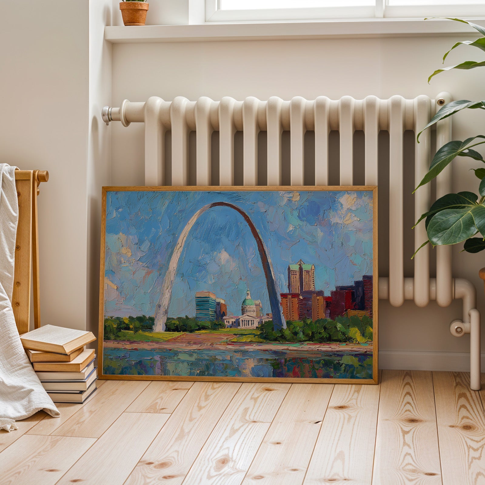 Gateway Arch National Park Oil Painting