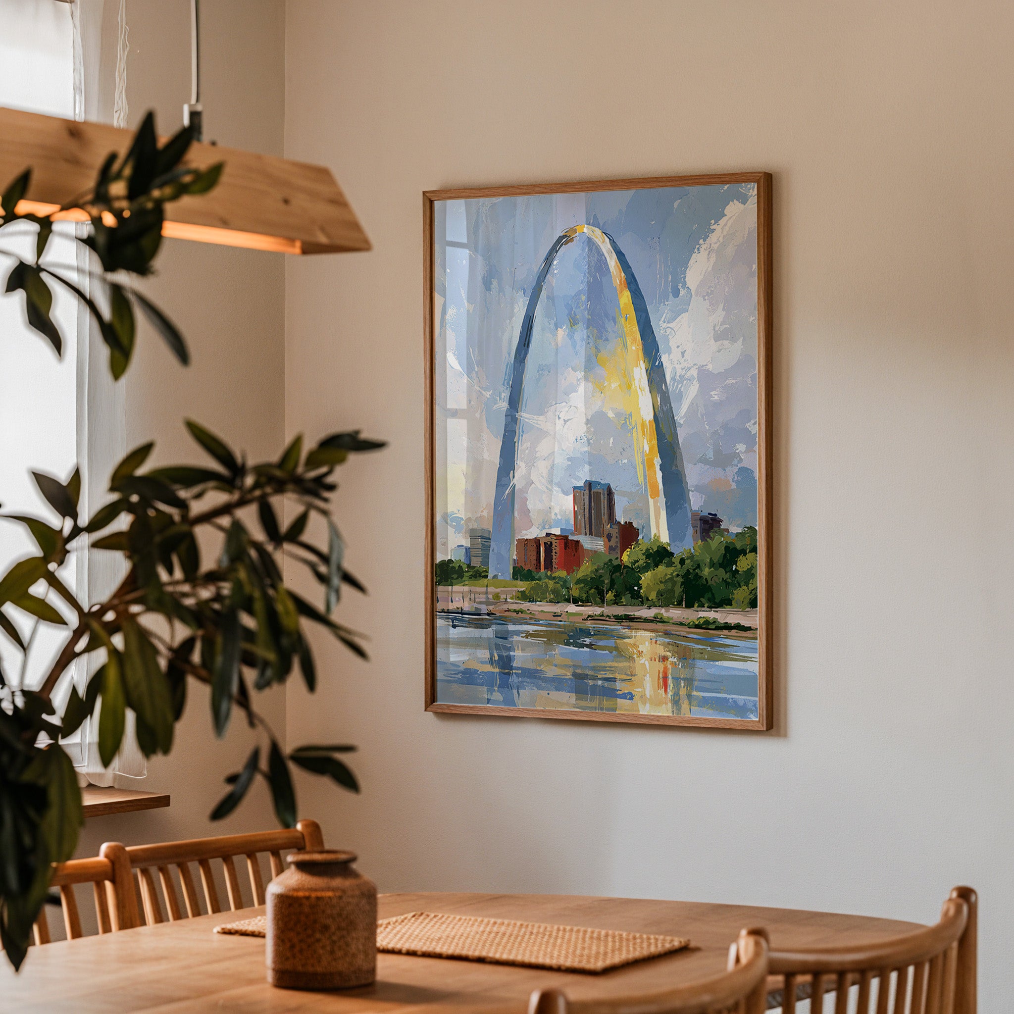 Gateway Arch National Park Watercolor Art