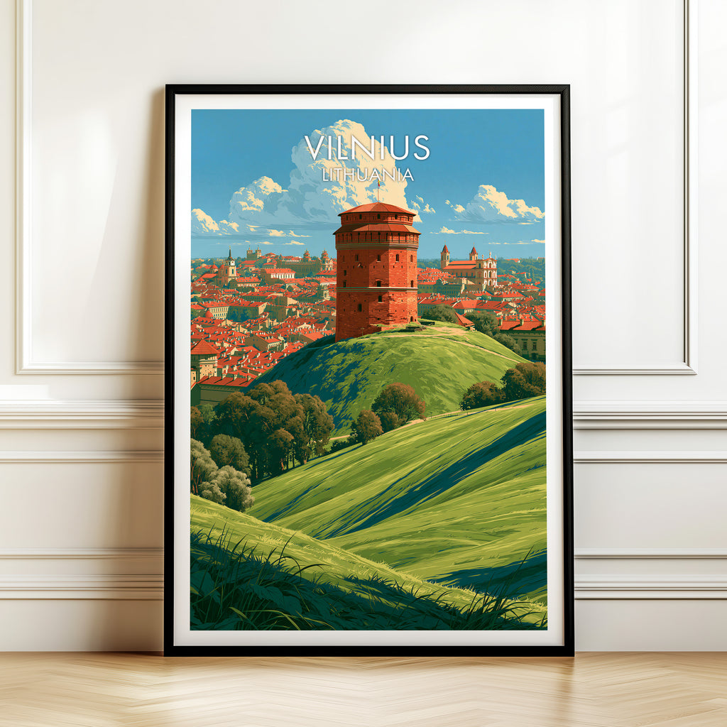 Gediminas-Burgturm Vilnius Litauen