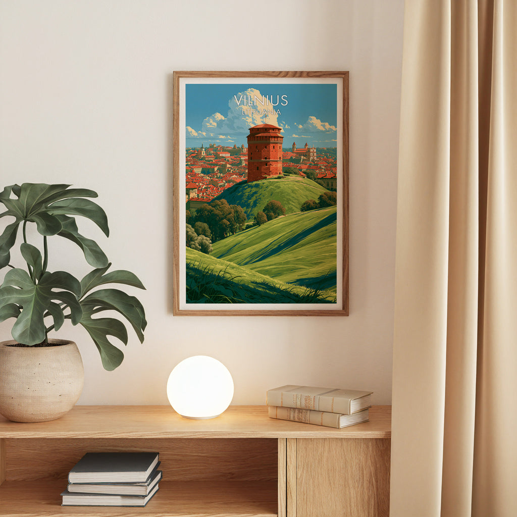 Gediminas-Burgturm Vilnius Litauen