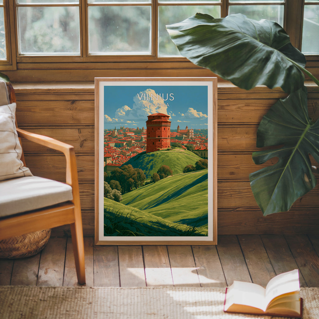 Gediminas-Burgturm Vilnius Litauen