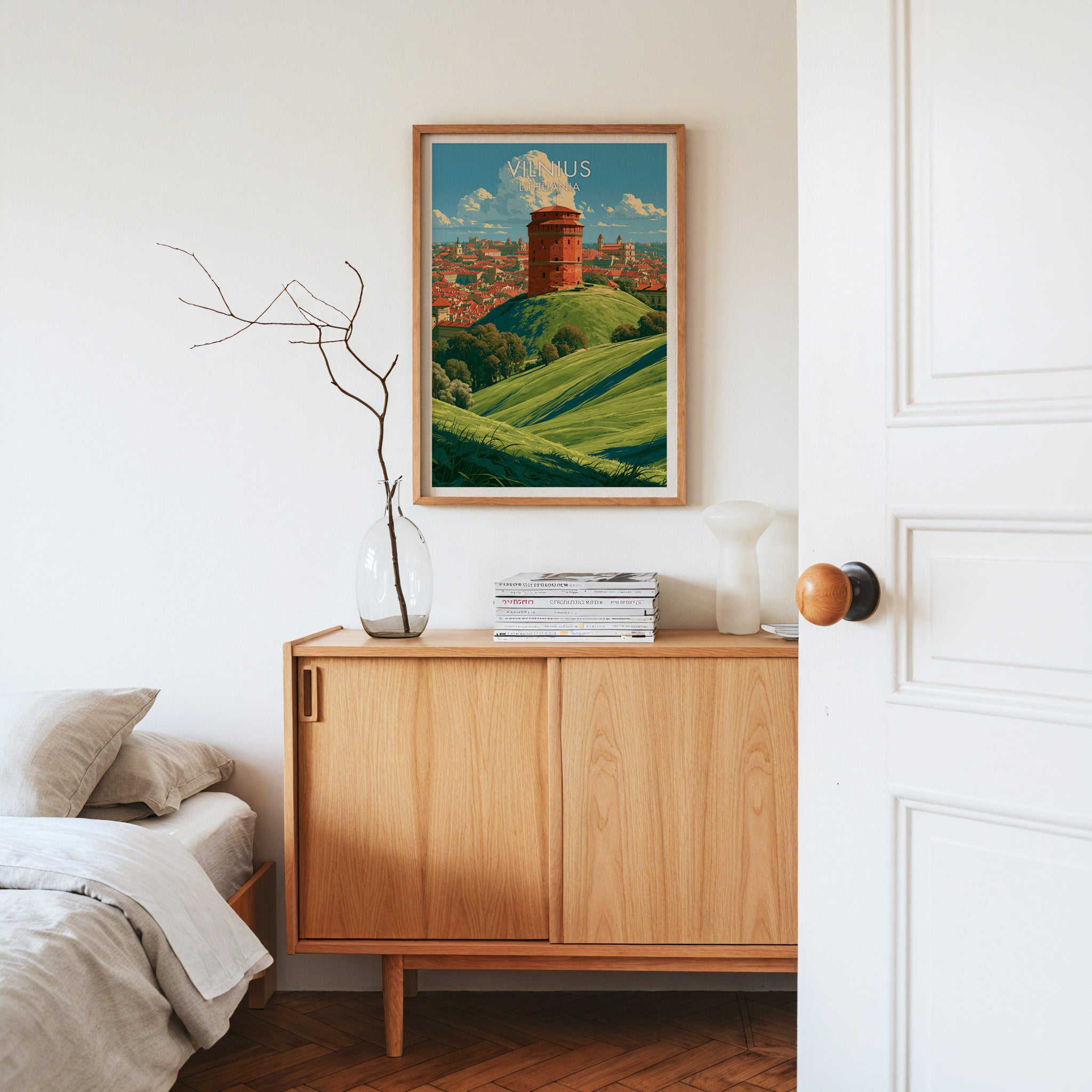 Gediminas-Burgturm Vilnius Litauen