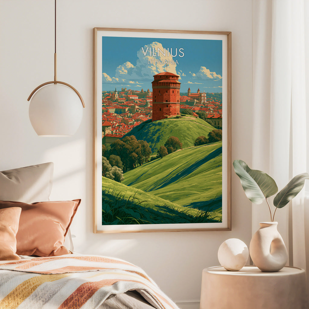 Gediminas-Burgturm Vilnius Litauen